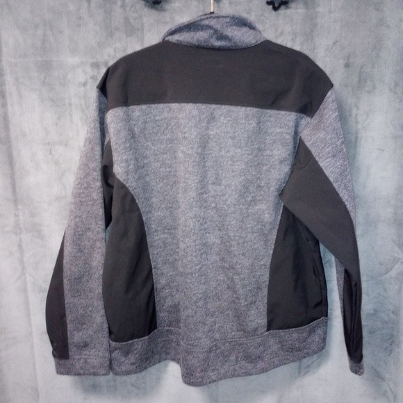 NRA Black and Grey Fleece Jacket Size Large EUC - Picture 4 of 4